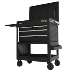 Tủ di động CSPS 84cm Màu Đen - 04 hộc kéo tay cầm Đen