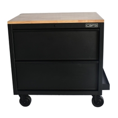 Tủ dụng cụ CSPS 91cm đen/đỏ - 02 hộc kéo