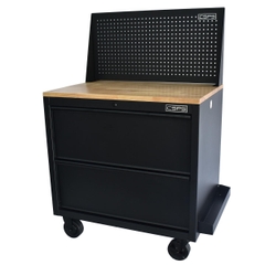 Tủ dụng cụ CSPS 91cm đen/đỏ - 02 hộc kéo