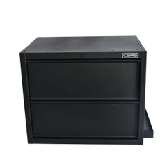 Tủ dụng cụ CSPS 91cm đen/đỏ - 02 hộc kéo