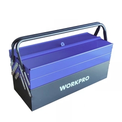 Hộp công cụ kéo 5 khay, bằng sắt 49.5x20x29cm Workpro - WP282001