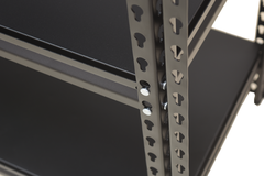 Kệ thép 5 tầng CSPS ngăn thép 76cm màu Đen Trắng