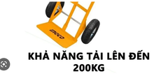 Xe đẩy hàng 2 bánh 200kg INGCO HHHT20141