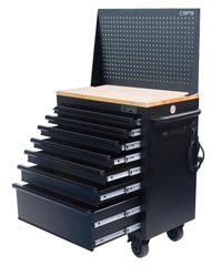 Tủ đồ nghề di động CSPS 76cm - 07 hộc kéo tay cầm Đen