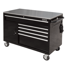 Tủ dụng cụ đồ nghề CSPS 132cm-05 hộc kéo màu đen-tay cầm màu trắng-VNTC13205B13M