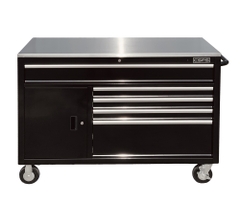 Tủ dụng cụ đồ nghề CSPS 132cm-05 hộc kéo màu đen-tay cầm màu trắng-VNTC13205B13M