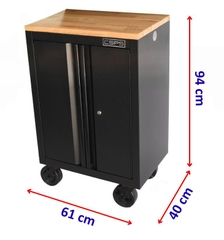 Tủ dụng cụ CSPS 61cm - 00 hộc kéo có ván màu đen