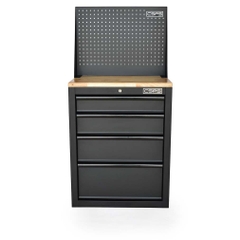 Tủ đồ nghề đựng dụng cụ CSPS 61cm - 04 hộc kéo màu đen/đỏ