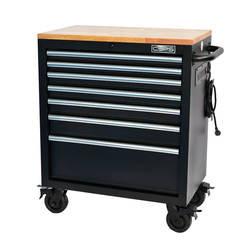 Tủ đồ nghề di động CSPS 76cm - 07 hộc kéo tay cầm Đen