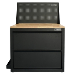 Tủ dụng cụ CSPS 91cm đen/đỏ - 02 hộc kéo