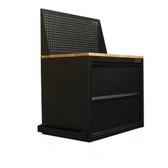 Tủ dụng cụ CSPS 91cm đen/đỏ - 02 hộc kéo