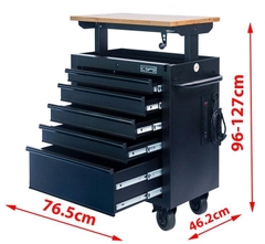 Tủ dụng cụ đồ nghề di động CSPS 76 cm – 05 hộc kéo có nâng hạ