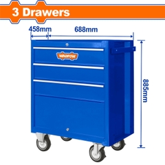 Tủ đựng dụng cụ 3 ngăn kéo 688x458x735mm WadFow WCS2A03