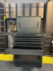 Tủ di động CSPS 84cm Màu Đen - 04 hộc kéo tay cầm Đen