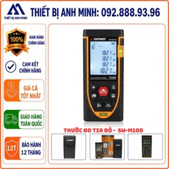 Thước đo khoảng cách bằng Laser tia đỏ SNDWAY SW-M100