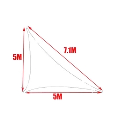 Lưới Che Nắng Tam Giác Cánh Buồm - Chống Nắng 90%