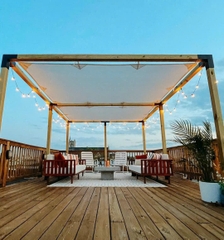 Lưới Che Nắng Thiết Kế Cho Pergola