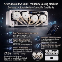 SIMALAI D5s – Bơm Định Lượng Thông Minh WiFi Dual-Band & Bluetooth 5.0 Cho Bể Cá Biển, San Hô SPS/LPS & Hồ Thủy Sinh