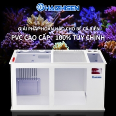 BỂ LỌC PVC HAIZHISEN – THIẾT KẾ THÔNG MINH, TÙY CHỈNH LINH HOẠT CHO HỆ THỐNG LỌC BỂ CÁ BIỂN