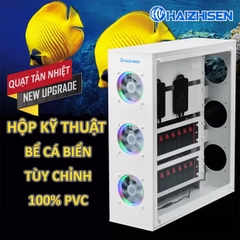 Hộp Kỹ Thuật Bể Cá Biển PVC Haizhisen | Quản Lý Thiết Bị, Tản Nhiệt, An Toàn Điện