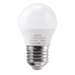 LBD3-3V - Đèn led bulb chống ẩm 3W vàng