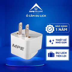 AD1 - Ổ cắm du lịch chân cắm dẹp - tròn