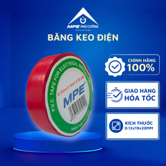 6BKR-20 - COMBO 6 cuộn băng keo điện màu đỏ