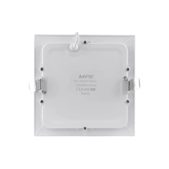 SPL-12T- Đèn led panel vuông âm, nhôm 12W trắng