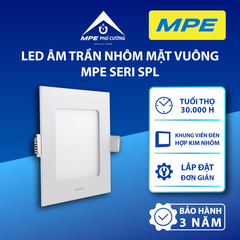 SPL-24V - LED Panel âm trần nhôm mặt vuông 24W ASV