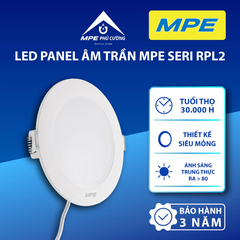 RPL2-18/3C - LED Panel âm trần nhựa mặt tròn 18W 3 MÀU