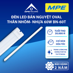 BN-40T - LED Bán Nguyệt Oval thân đèn nhôm-nhựa 40W AST