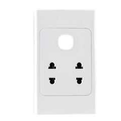 A20US2XN - Ổ cắm đôi 2 chấu 16A + 1 Lỗ mã