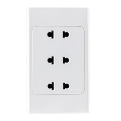 A20US3N - Ổ cắm ba 2 chấu đế liền 16A KT120x70mm