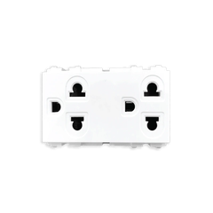 A6UES2 - Ổ cắm đôi 3 chấu