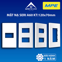 A601 - Mặt A60 dùng cho 1 thiết bị KT120x70mm