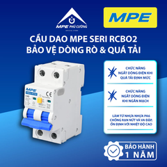 RCBO2-30/263 - Cầu dao RCBO2, 2 cực, 63A