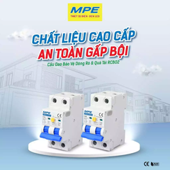 RCBO2-30/225 - Cầu dao RCBO2, 2 cực, 25A