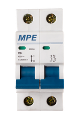 MP6-C206 -CẦU DAOTỰ ĐỘNG MCB 2 CỰC, 6A