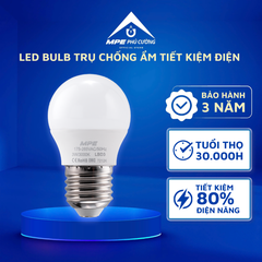 LBD3-3V - Đèn led bulb chống ẩm 3W vàng