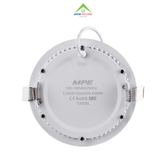 RPL-12SN - Đèn led panel tròn âm 12W trung tính