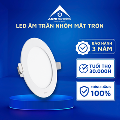 RPL-9V - Đèn led panel tròn âm 9W vàng