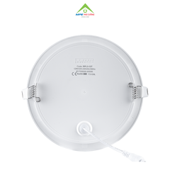 RPL3-12T - Đèn led panel tròn âm, thân nhựa, 12W trắng