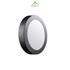 SRPLB-12V - Đèn led panel tròn nổi, thân đen, 12W vàng