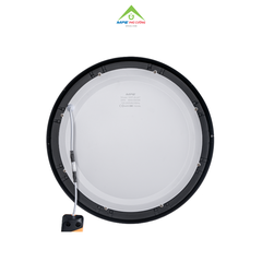 SRPLB-24/3C - Đèn led panel tròn nổi, thân đen, 24W 3 màu