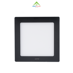 SSPLB-12/3C - Đèn led panel vuông nổi, thân đen, 12W 3 màu