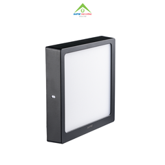 SSPLB-24V - Đèn led panel vuông nổi, thân đen, 24W vàng