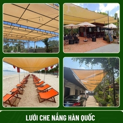 Lưới Che Nắng Màu Vàng Cát Che 80% - Định Lượng 230g Hàn Quốc