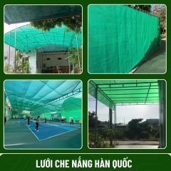 Lưới Che Nắng 80% Màu Xanh Lá - Che Ngoài Trời, Sân Vườn