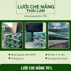 Lưới Che Nắng 70%, Hàng Thái Lan, Bảo Vệ Không Gian