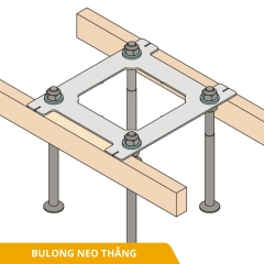 Bulong Neo Thẳng I, Đinh Thẳng Trong Kết Cấu Thép Và Móng Bê Tông